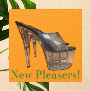 💜 Pleaser-SPRINGOLATOR-701-D Mule Heels💜